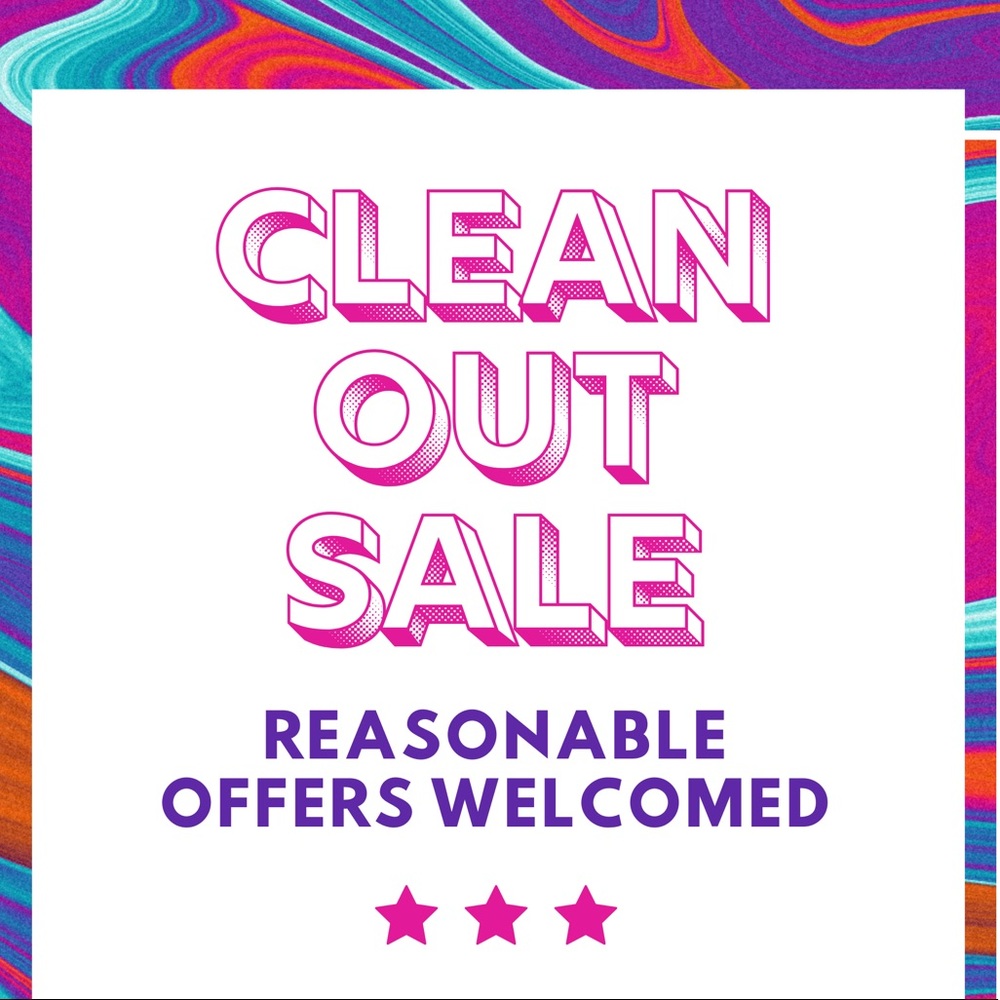 Clean out sale! All reasonable offers welcomed!